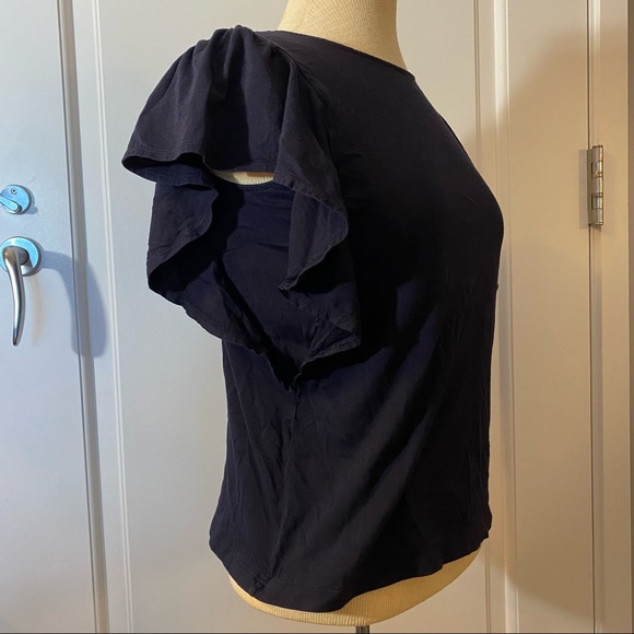 Women’s Uniqlo Flutter Sleeve Top - Picture 7 of 10